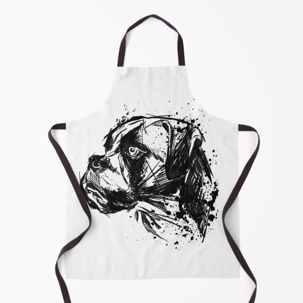 Item preview, Boxer Tattoo Style Dog Art designed and sold by Inkversed.