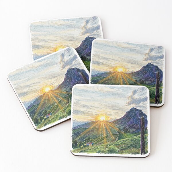 Item preview, Sunset over the hills designed and sold by CristianCEB.