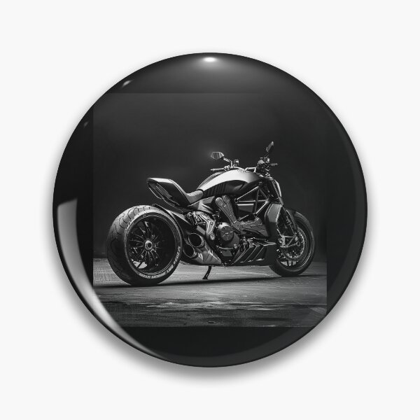 Item preview, Futuristic Black Three-Wheel Motorcycle designed and sold by inkoutninja.