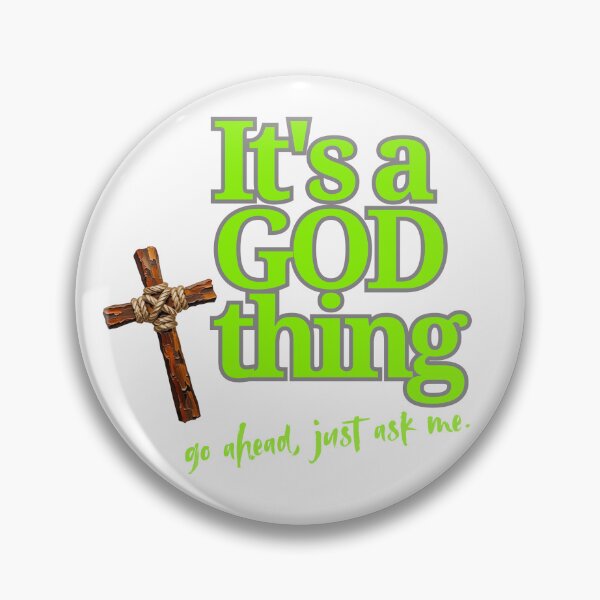 Item preview, It's a GOD thing - lime designed and sold by Cane & Abel Creations ..