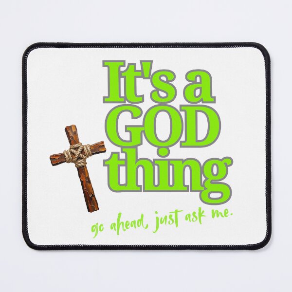 Item preview, It's a GOD thing - lime designed and sold by Cane & Abel Creations ..