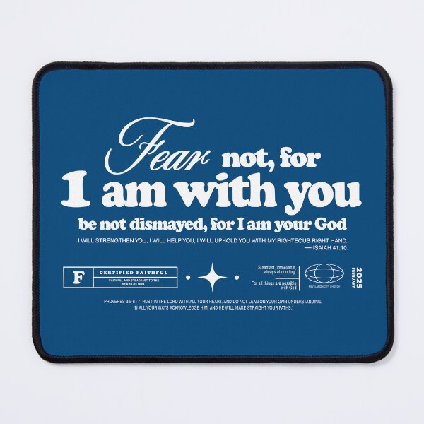 Item preview, Fear Not, For I Am With You – Isaiah 41:10 designed and sold by AliceAndCats.