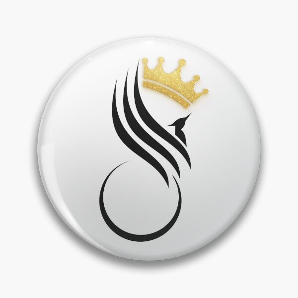 Item preview, Elegant Bird with Luxury Gold Crown Logo designed and sold by rich-moda.