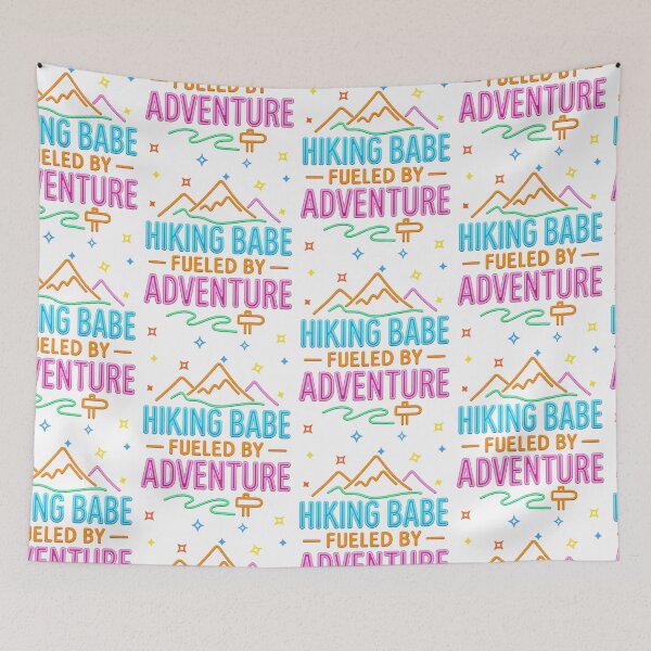 Item preview, Hiking Babe, Fueled by Adventure designed and sold by PrintSparkDesigns.