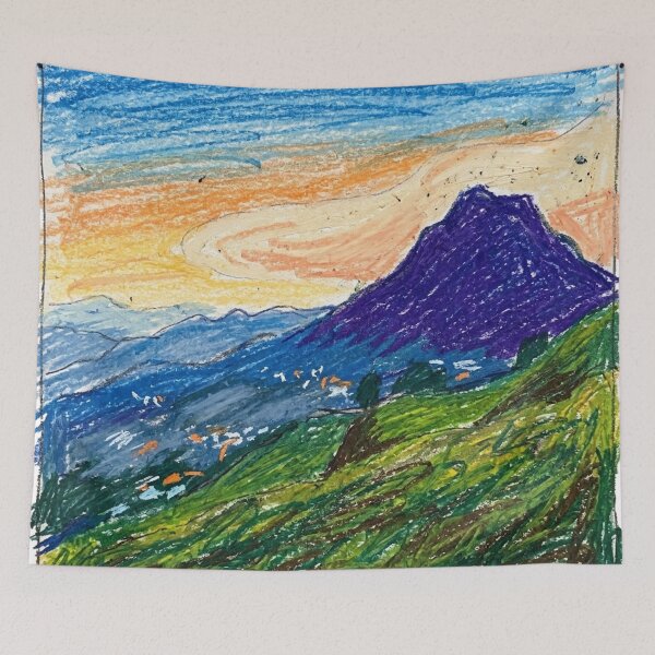 Item preview, Sun hidden behind the mountains designed and sold by CristianCEB.