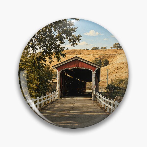 Item preview, Knights Ferry Covered Bridge NEW Rustic Series designed and sold by gotucoveredart.