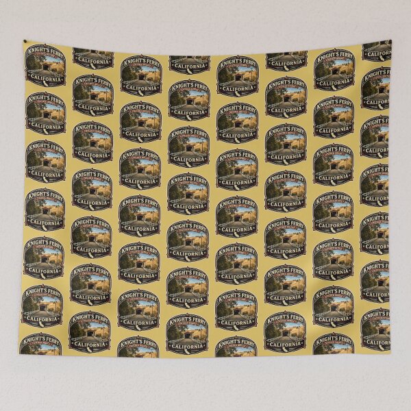 Item preview, Knights Ferry Covered Bridge NEW Rustic Series designed and sold by gotucoveredart.