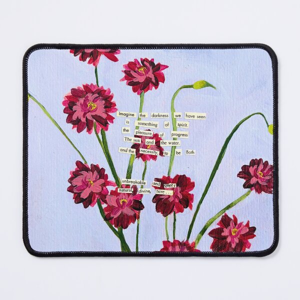 Item preview, Mama Bear Painting | Queer Poetry on Acrylic Flowers designed and sold by FakeFishbone.