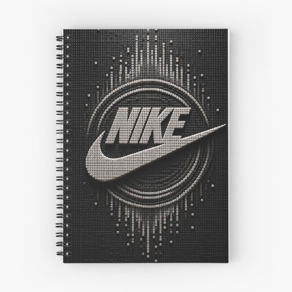 Item preview, Nike Swoosh Logo | Black & White 3D Micro Mosaic Art designed and sold by JcAbstractArt.