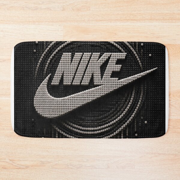Item preview, Nike Swoosh Logo | Black & White 3D Micro Mosaic Art designed and sold by JcAbstractArt.