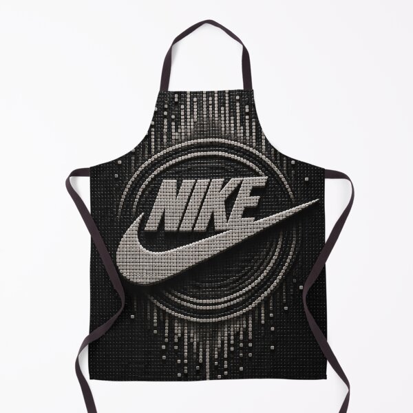 Item preview, Logotipo Nike Swoosh | Arte en micromosaico 3D en blanco y negro designed and sold by JcAbstractArt.