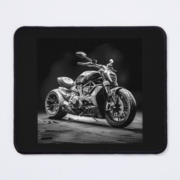 Item preview, Aggressive Custom Motorcycle in Black and White designed and sold by inkoutninja.
