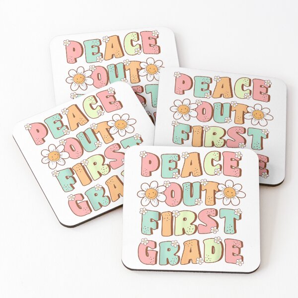 Item preview, Peace Out First Grade Cute Groovy Last Day of 1st Grade T-Shirt designed and sold by rawr00.