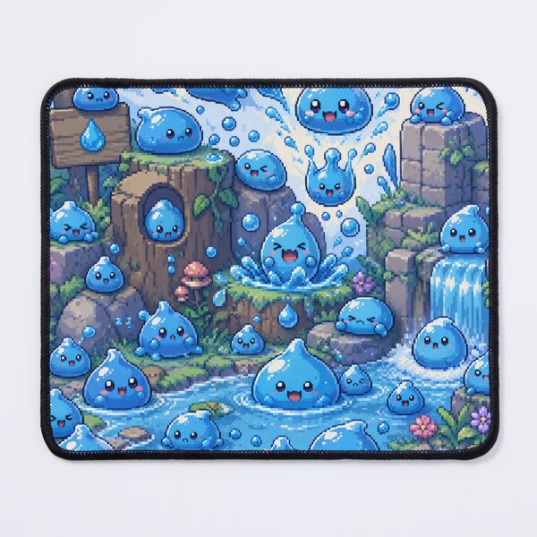 Item preview, Slime World Collection #001 | Blue Slime designed and sold by LogicLoop.