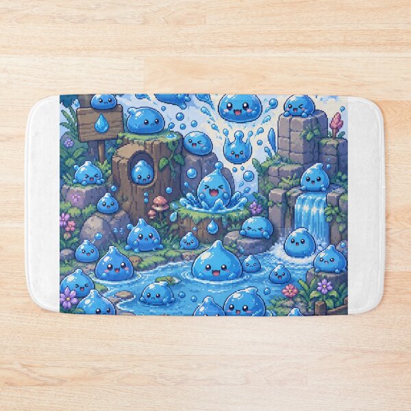 Item preview, Slime World Collection #001 | Blue Slime designed and sold by LogicLoop.
