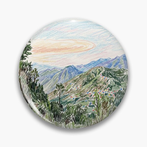 Item preview, mountainous valley under the sky designed and sold by CristianCEB.