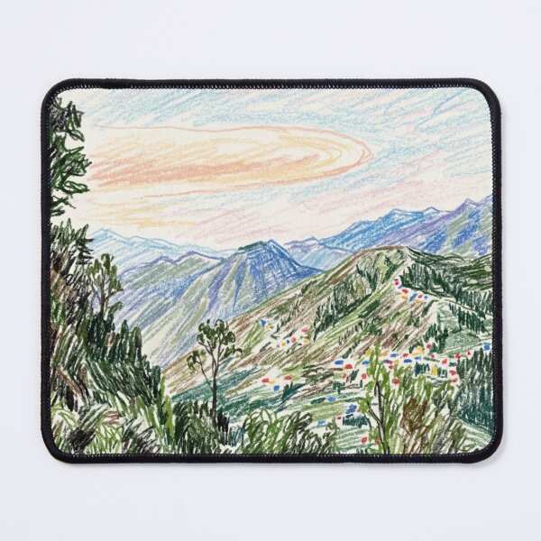 Item preview, mountainous valley under the sky designed and sold by CristianCEB.