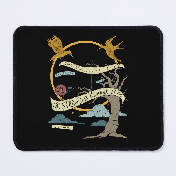Item preview, Moody Symbolic Illustration Displaying Two Flying Golden Birds designed and sold by prodesign2021.
