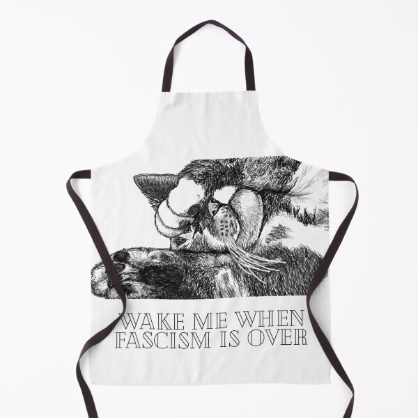 Item preview, Wake Me When Fascism is Over designed and sold by Felt Cute Handcrafts.