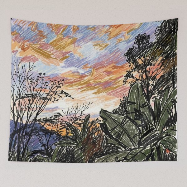 Item preview, landscape with sunset sky designed and sold by CristianCEB.