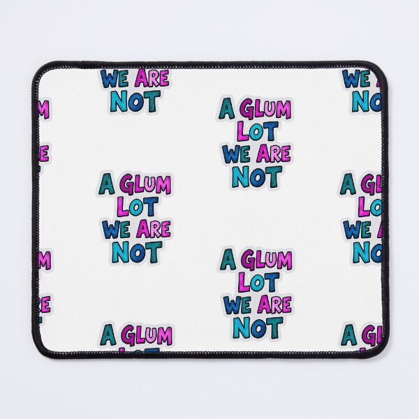 Item preview, 12 step slogan, recovery quote, sobriety gift, "a glum lot we are not" designed and sold by OmStudioz .