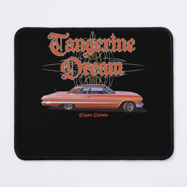 Item preview, 1963 Impala Tangerine Dream with text - Lowrider, Kustom, Hot Rod, Muscle Car designed and sold by Elegant Customs.