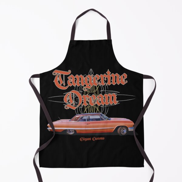 Item preview, 1963 Impala Tangerine Dream with text - Lowrider, Kustom, Hot Rod, Muscle Car designed and sold by Elegant Customs.