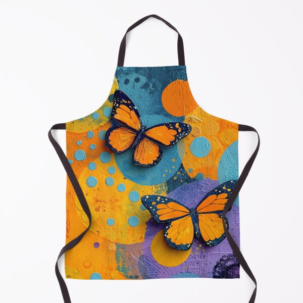 Item preview, Butterfly Dreams In Orange, Yellow, And Blue Abstract designed and sold by DEC02.