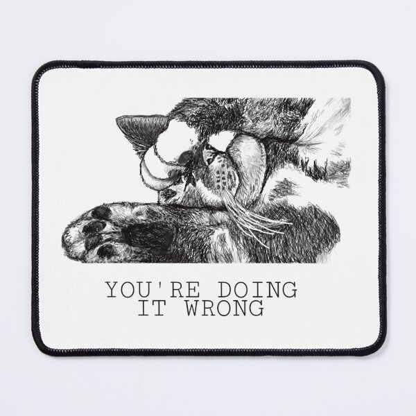 Item preview, You're Doing It Wrong designed and sold by Felt Cute Handcrafts.
