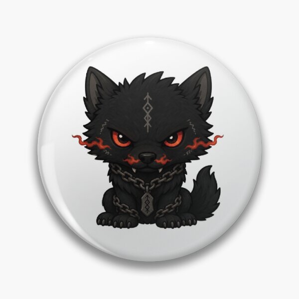 Item preview, Fenrir Mythology Mascot Design designed and sold by The Dark Files.