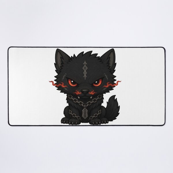 Item preview, Fenrir Mythology Mascot Design designed and sold by The Dark Files.