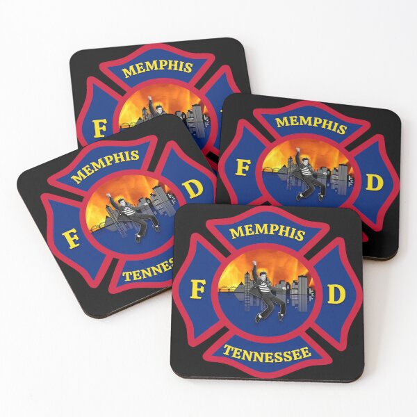 Artikelvorschau, Memphis Fire Department - Fire Skyline and Elvis entworfen und verkauft von BerlinerKatzen.