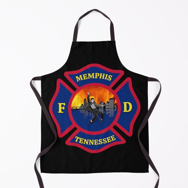 Item preview, Memphis Fire Department - Fire Skyline and Elvis designed and sold by BerlinerKatzen.