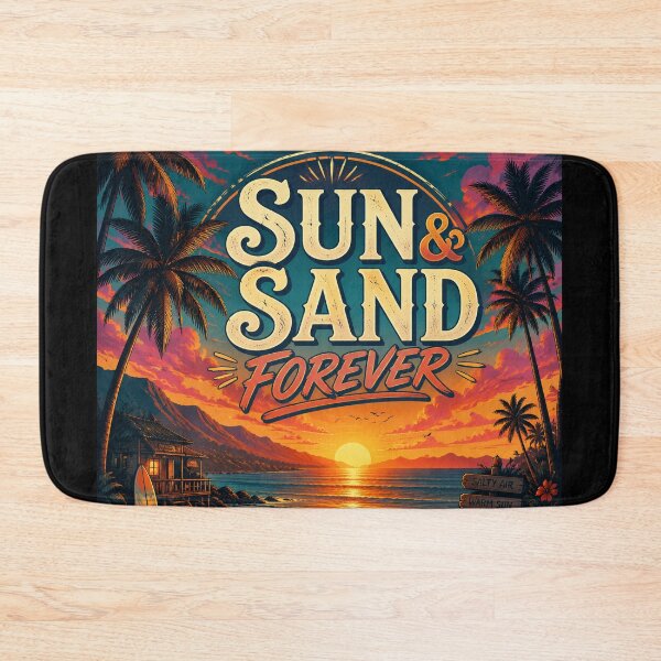 Item preview, Sun & Sand Forever Beach Sunset T-Shirt | Tropical Surf Good Vibes Apparel Design designed and sold by FestivityFinds.