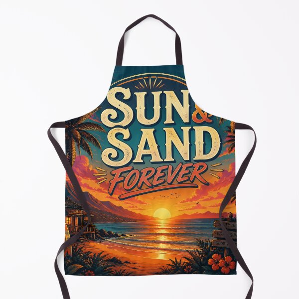 Item preview, Sun & Sand Forever Beach Sunset T-Shirt | Tropical Surf Good Vibes Apparel Design designed and sold by FestivityFinds.