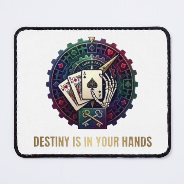 Item preview, Destiny Is In Your Hands: Skeleton Hand with Playing Cards designed and sold by Northern Glow Art.