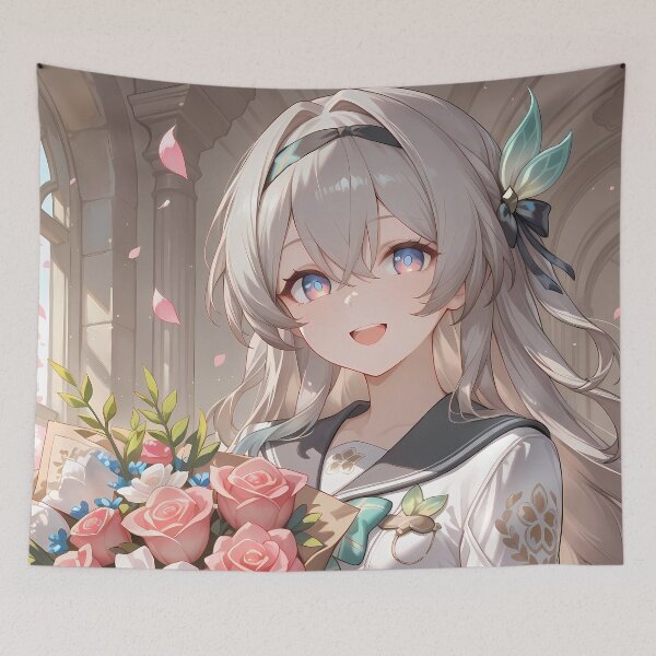 Item preview, Firefly Honkai Star Rail Roses and Petals designed and sold by PMartistStudio.