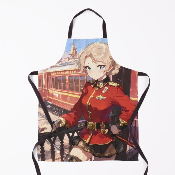 Item preview, Darjeeling Girls Und Panzer Elegant Red Uniform Station Scene designed and sold by bystudiolereve.