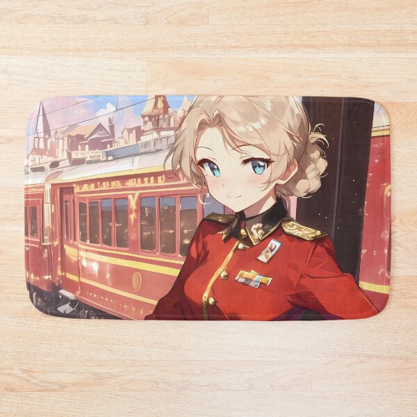 Item preview, Darjeeling Girls Und Panzer Elegant Red Uniform Station Scene designed and sold by bystudiolereve.