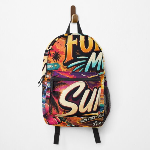 Item preview, Summer Forever Mode Retro Beach Sunset Wall Art | Tropical Surf Aesthetic Good Vibes Coastal Print designed and sold by FestivityFinds.