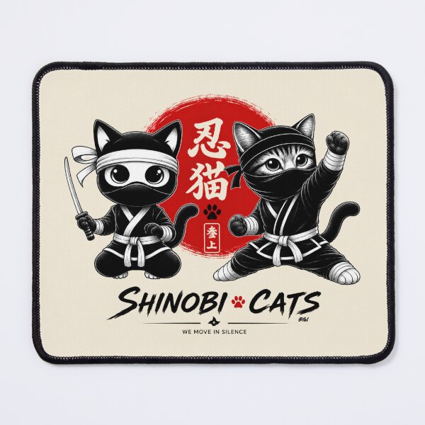 Item preview, Shinobi Cats – Ninja Duo designed and sold by lbl-shop.