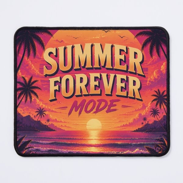 Item preview, Summer Forever Mode Beach Sunset T-Shirt | Tropical Palm Tree Retro Surf Aesthetic Design designed and sold by FestivityFinds.