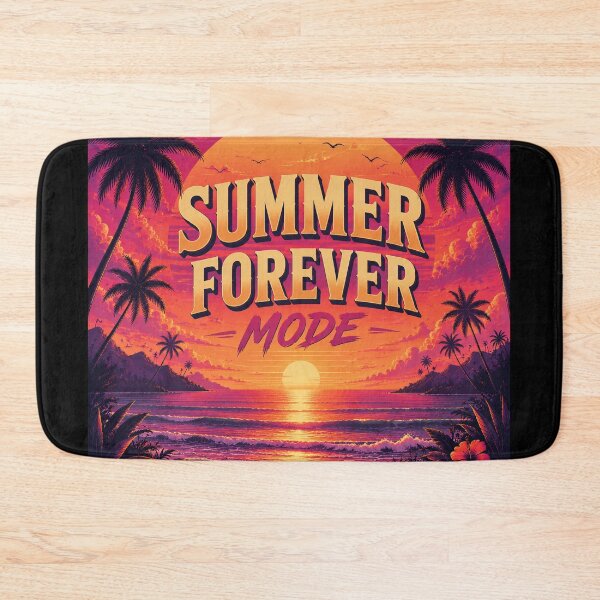Item preview, Summer Forever Mode Beach Sunset T-Shirt | Tropical Palm Tree Retro Surf Aesthetic Design designed and sold by FestivityFinds.