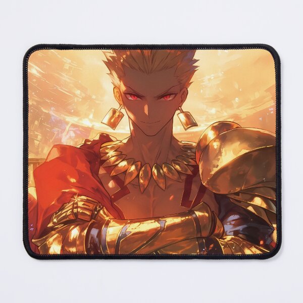 Item preview, Gilgamesh Fate Stay Night Golden King With Sunset Glory designed and sold by bystudiolereve.