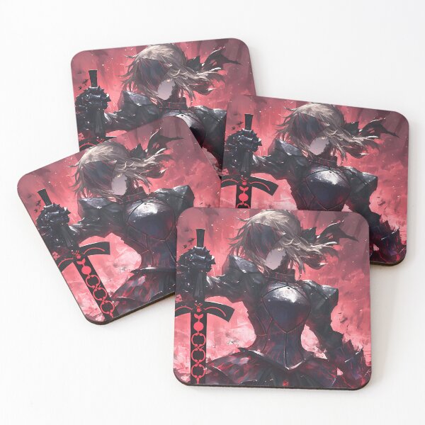 Item preview, Saber Alter Fate Stay Night Dark Knight With Red Glow designed and sold by bystudiolereve.