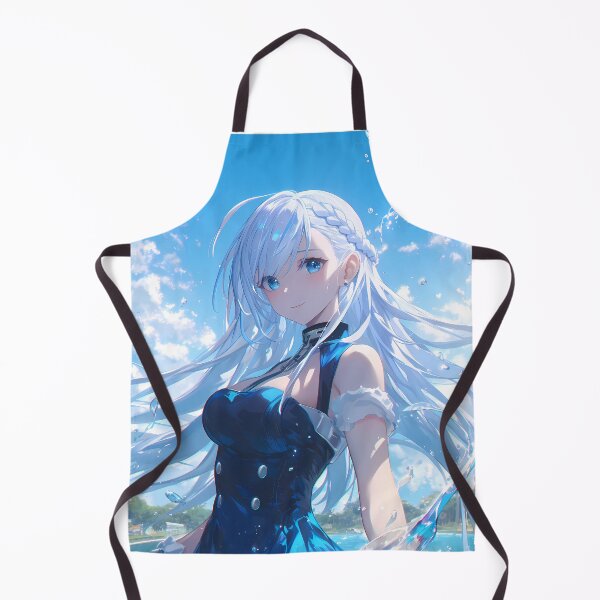 Aperçu de l'œuvre Belfast Azur Lane Blue Maid Elegant Water Sparkle créée et vendue par bystudiolereve.