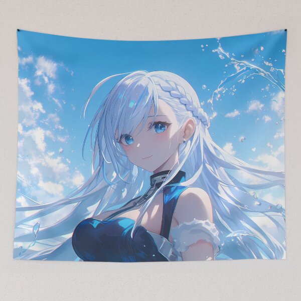 Item preview, Belfast Azur Lane Blue Maid Elegant Water Sparkle designed and sold by bystudiolereve.
