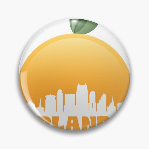 Item preview, Orlando Florida Orange Skyline designed and sold by Djohnz85.