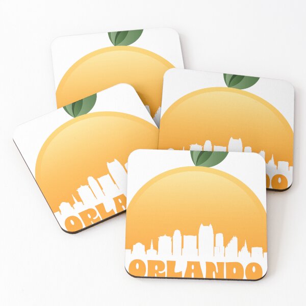 Item preview, Orlando Florida Orange Skyline designed and sold by Djohnz85.