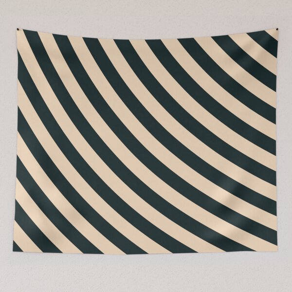 Item preview, Mid-Century Curves: Minimalist Curved Stripe Pattern designed and sold by LiveLearnCreate.